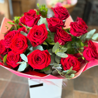 Love Bouquet - A timeless bouquet of elegant red roses, beautifully arranged to express love, passion and heartfelt affection.